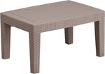 Load image into Gallery viewer, Flash Furniture Seneca Light Gray Faux Rattan Coffee Table