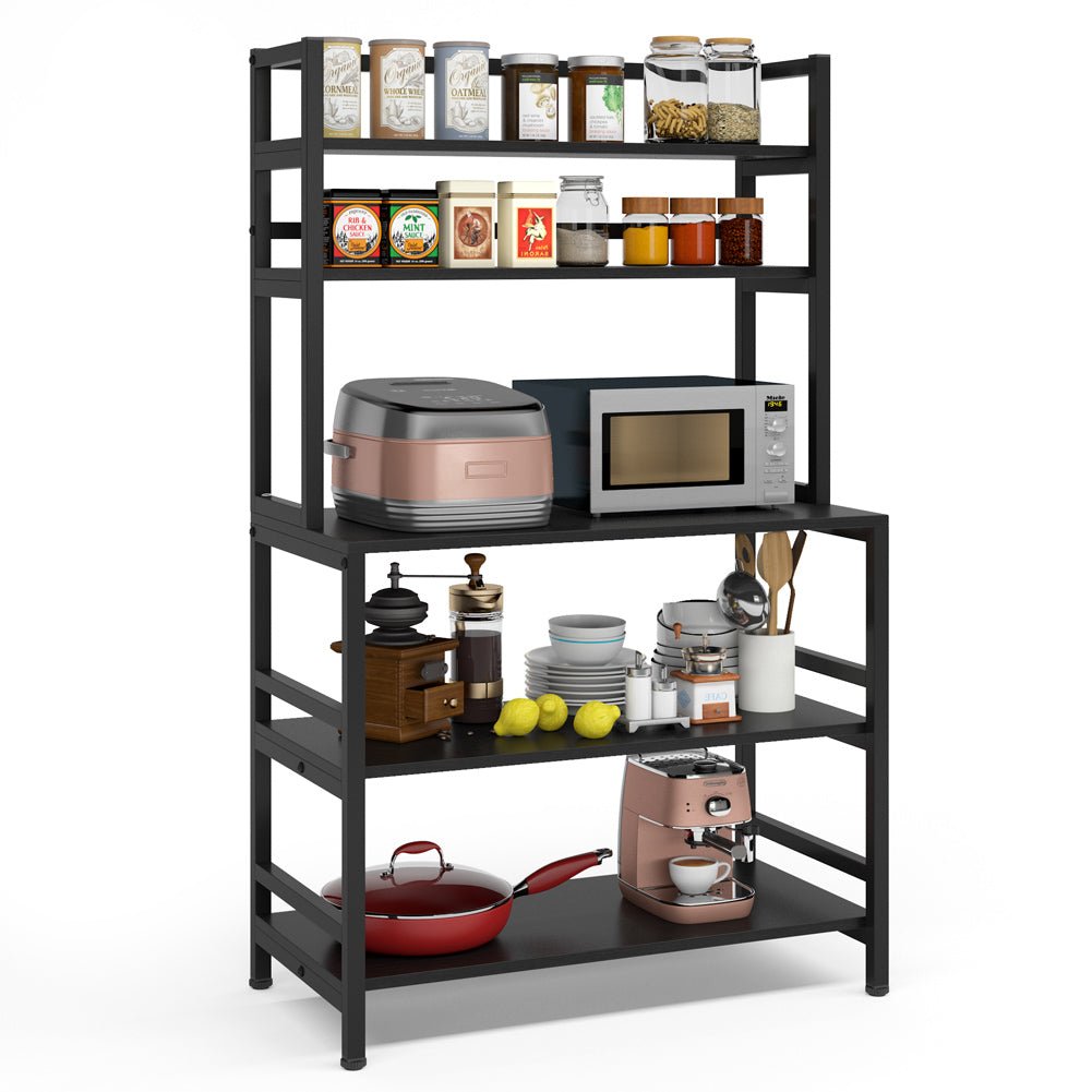 Kitchen Baker's Rack, 5-Tier Freestanding Kitchen Utility Storage Shelf